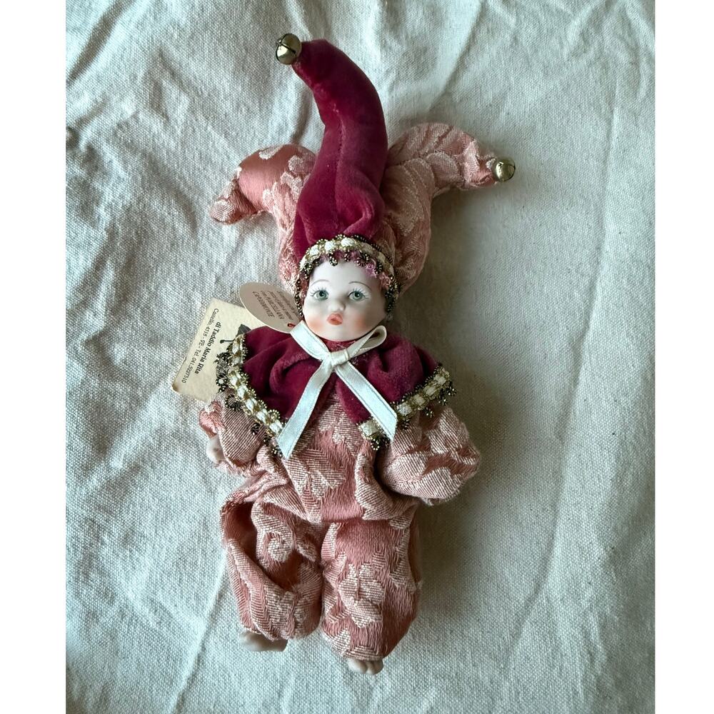 NEW Triangel Porcelain Doll Rare HTF Collectible Art Dolls‎ Fanny Lucky Charm